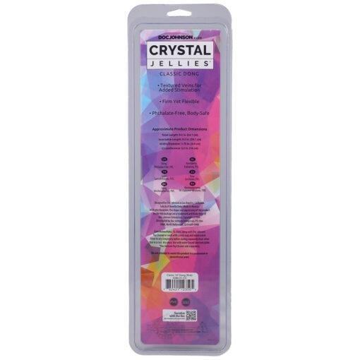 Classic 10 Inch - Pink Jelly Dildo - Image 2