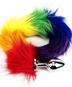 n10780 furry fantasy rainbow tail butt plug 1 1 1
