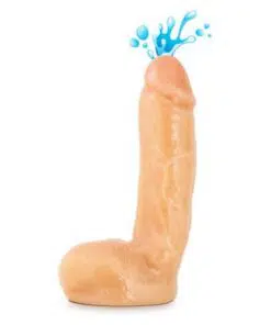 Realistic 8 Inch Squirting Cock with Balls