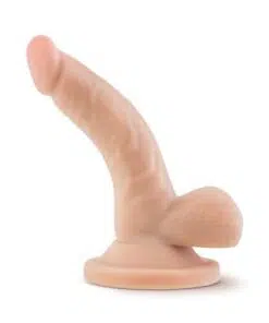 Realistic 4 Inch Suction Base Cock with Balls