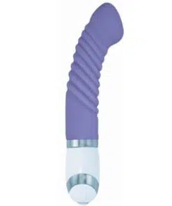 n10907 ribbed silicone gspot mini vibrator purple 2 1 1