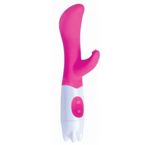 Mini Love Silicone G-Spot Rabbit Vibrator Pink - Image 3