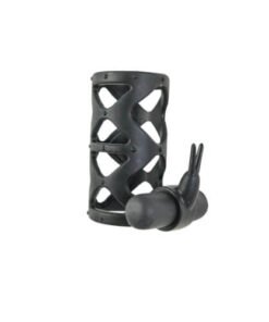 n10917 maxx gear vibrating rabbit silicone penis sleeve 2 1