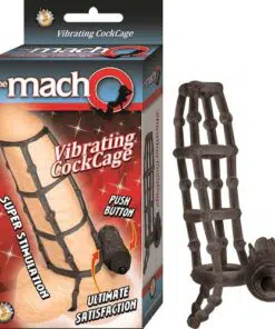 The MachO Vibrating Cockcage Black