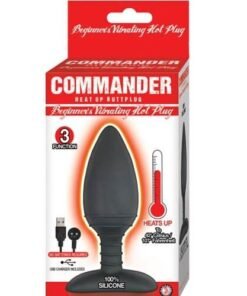 n10999 commander warming vibrating butt plug 2 1