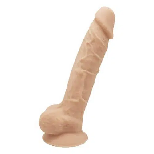 Silicone Dildo's n11008 9 inch realistic silicone dual density dildo with suction cup and balls 1 1 1