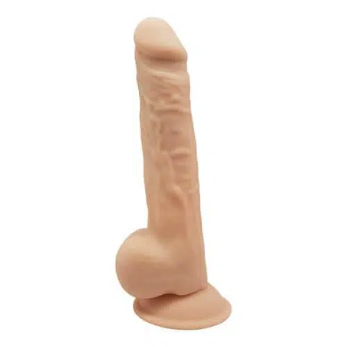 Silicone Dildo's n11009 9 5 inch realistic silicone dual density dildo with suction cup with balls 1 1 1