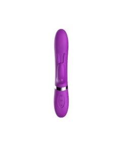 n10943 thrusting purple rechargeable rabbit vibrator 2