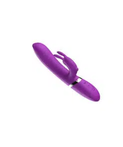 n10943 thrusting purple rechargeable rabbit vibrator 5