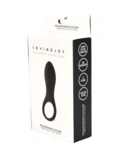 n11161 loving joy rechargeable silicone vibrating cock ring pkg 1