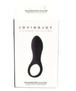 n11161 loving joy rechargeable silicone vibrating cock ring pkg