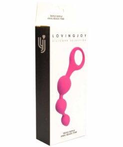 ns6551 loving joy triple ripple anal beads pink pkg 1 scaled