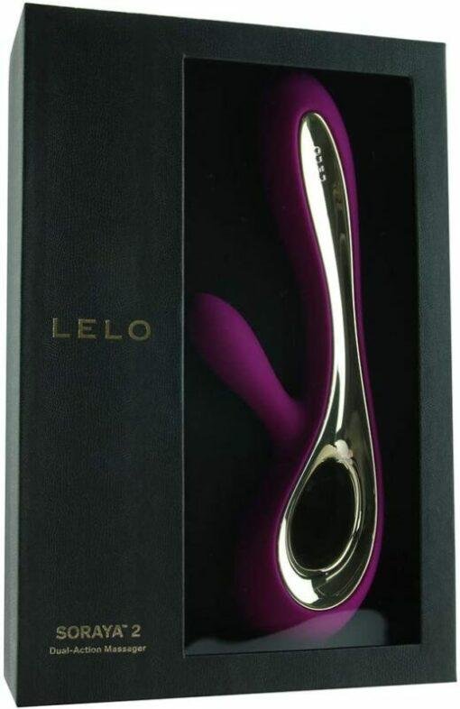 Lelo Soraya Dual Waterproof Rechargeable Vibrator - Rose - Image 2