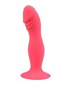 n11537 loving joy 6 inch silicone dildo with suction cup pink 2
