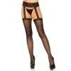 n11624 leg ave sheer stockings attached garterbelt 1