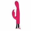 n11592 loving joy 10 function slim silicone rabbit vibrator pink 1