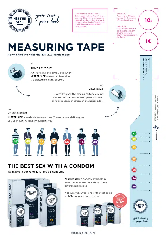 Mister Size - Size Guide Measuring Tape