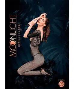 n11755 moonlight low back lace net crotchless bodystocking os 3