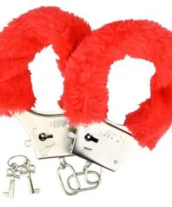 n11712 bound to please furry handcuffs red 1