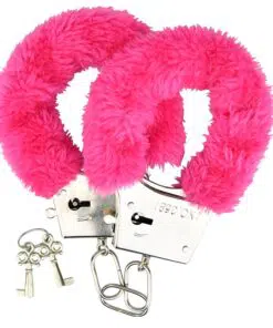 n11713 bound to please furry handcuffs pink 1
