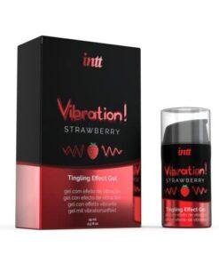 n11807 intt vibration strawberry flavour liquid vibrator