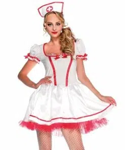 leg avenue naughty nurse costume medium