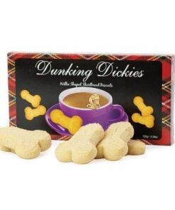 dunking dickies willie shaped shortbread biscuits