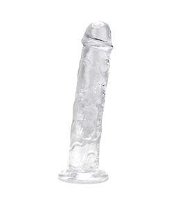 loving joy 9.5 inch suction cup dildo clear