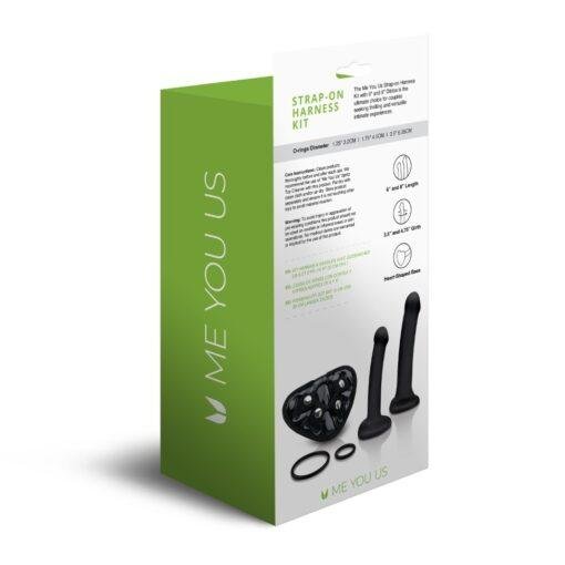 Me You Us Strap On Harness Kit With 6 And 8 Inch Dildos - Image 2