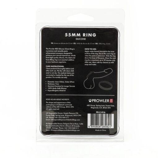 Prowler Red Silicone 55mm Ring - Image 2