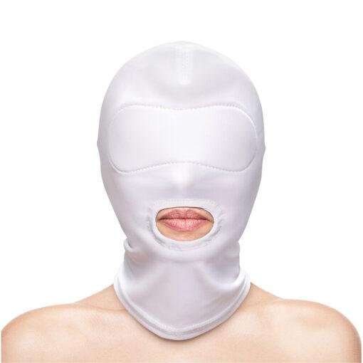 Fetish and Fashion Mouth Hood - White