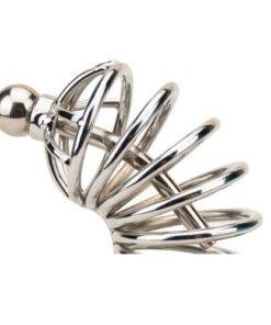 n10351 impound corkscrew male chastity device 3 1 17