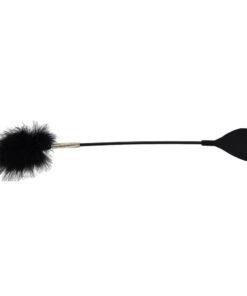 n10963 bound to please silicone heart shaped crop with feather tickler 1 1