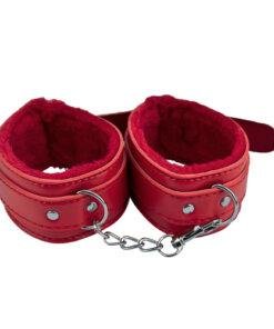 n11588 loving joy beginner s bondage kit red 8 piece ankle cuffs