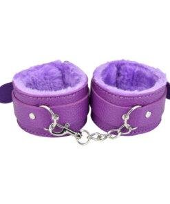 n11589 loving joy beginners bondage kit purple 8 piece ankle cuffs