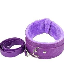 n11589 loving joy beginners bondage kit purple 8 piece collar leash