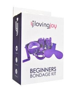 n11589 loving joy beginners bondage kit purple 8 piece pkg side