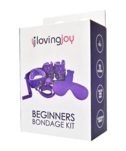 n11589 loving joy beginners bondage kit purple 8 piece pkg side1