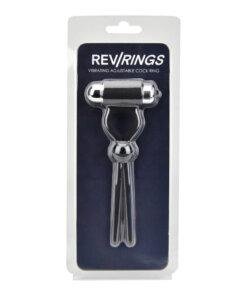 n11618 rev rings vibrating adjustable cock ring pkg 2