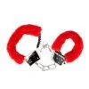 n11712 loving joy furry handcuffs red 2