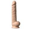 n11775 15inch realistic silicone dual density dildo wsuction cup wballs 1