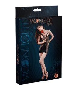 n11795 moonlight black cut out mini dress os 3