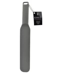 n11852 bound to please silicone spanking paddle grey 1