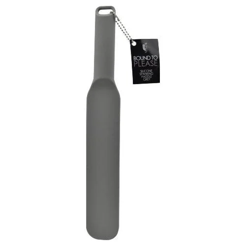 Bound to Please Silicone Spanking Paddle Grey - Image 5