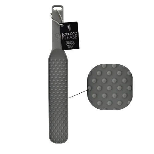 Bound to Please Silicone Spanking Paddle Grey - Image 4