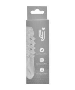 n11853 rev sleeves textured penis sleeve with ball loop pkg 2