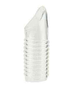 n11854 rev sleeves ribbed penis sleeve with ball loop hr