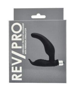 n11891 rev pro vibrating prostate massager with perineum stimulator pkg