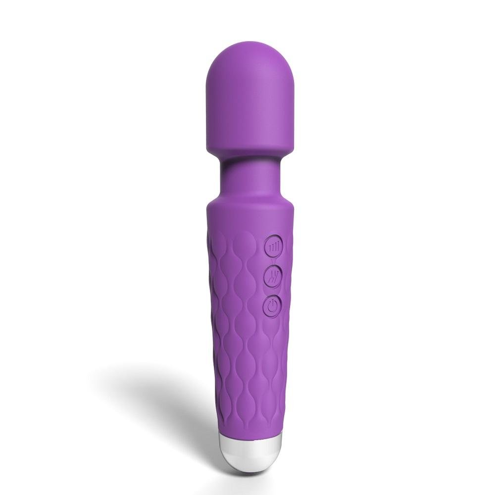 Loving Joy 20 Function Wand Vibrator Purple Loving Joy 20 Function Wand Vibrator Purple - Image 4