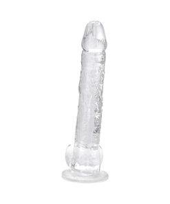 n12189 loving joy 11 inch dildo with balls clear 3